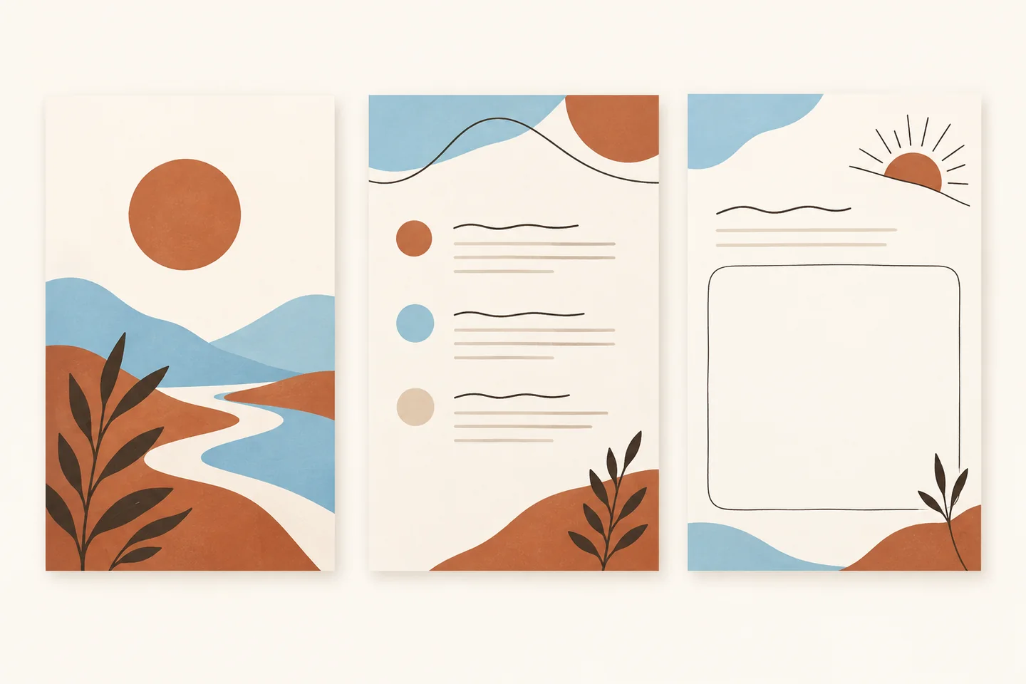 Illustrative ebook page sequence for a coach, from cover and lesson to reflection page; not a Canva product screenshot
